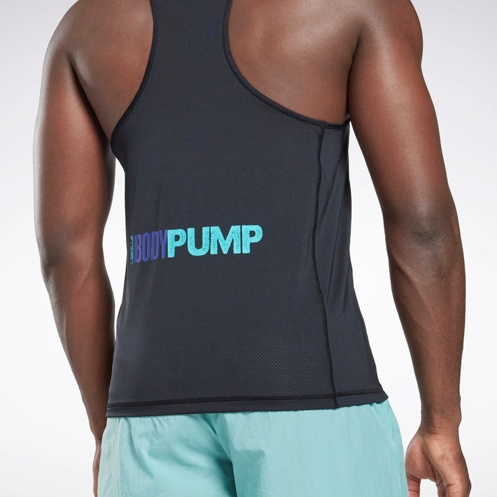 Reebok Les Mills® BodyPump® ACTIVCHILL Singlet Sort | HFA856392