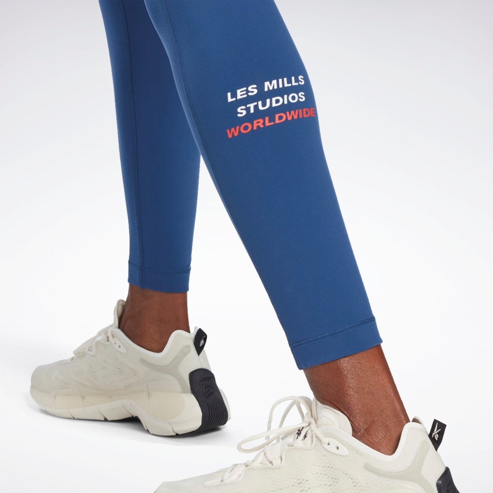 Reebok Les Mills® Lux Tights Blå | KTC901367