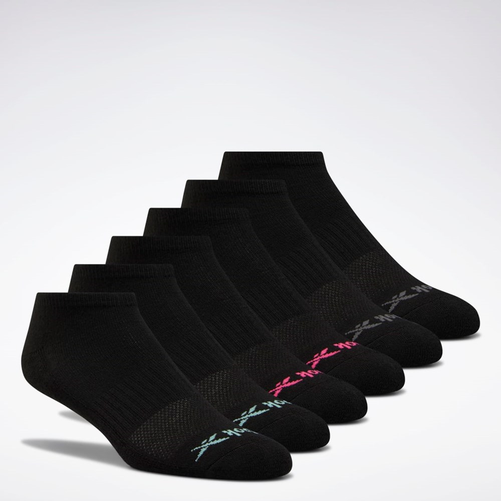 Reebok Low-Cut Basic Delta Socks Six Pack Multi | NJX076812