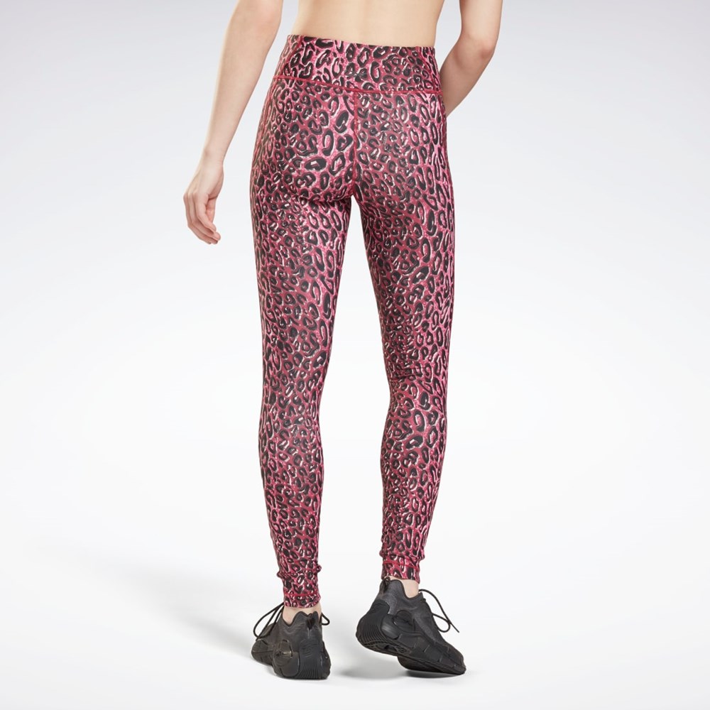 Reebok Lux Bold Leggings Punch Berry | NPB210645