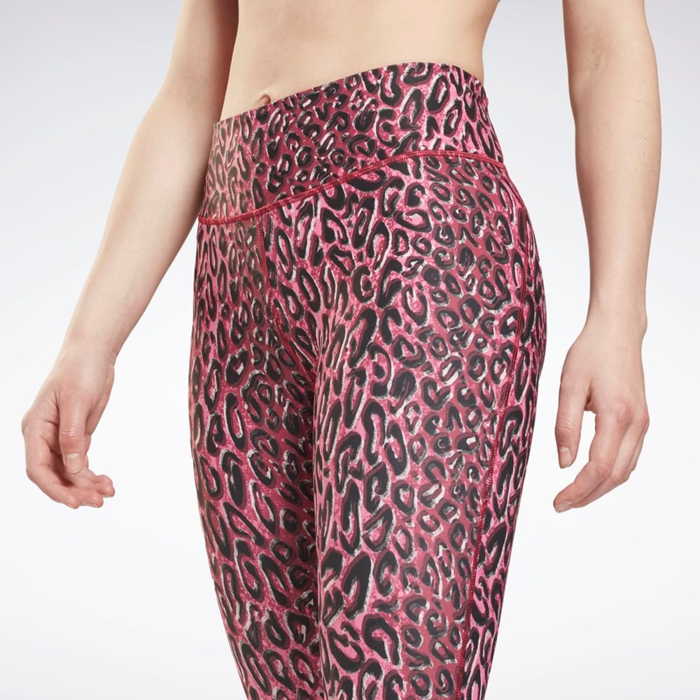 Reebok Lux Bold Leggings Punch Berry | NPB210645