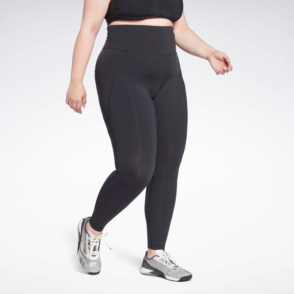 Reebok Lux High-Waisted Tights (Plus Size) Sort | BOR046987