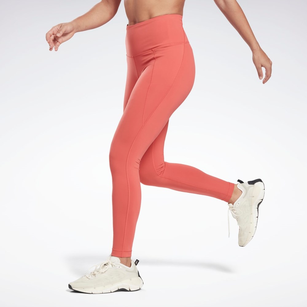 Reebok Lux High-Waisted Tights Rhodonite | XPE591826