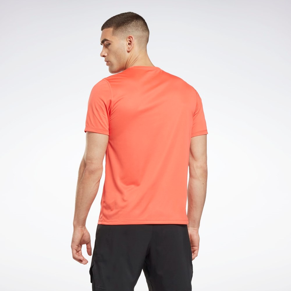 Reebok Løbe Grafisk T-Shirt Orange | APC124093