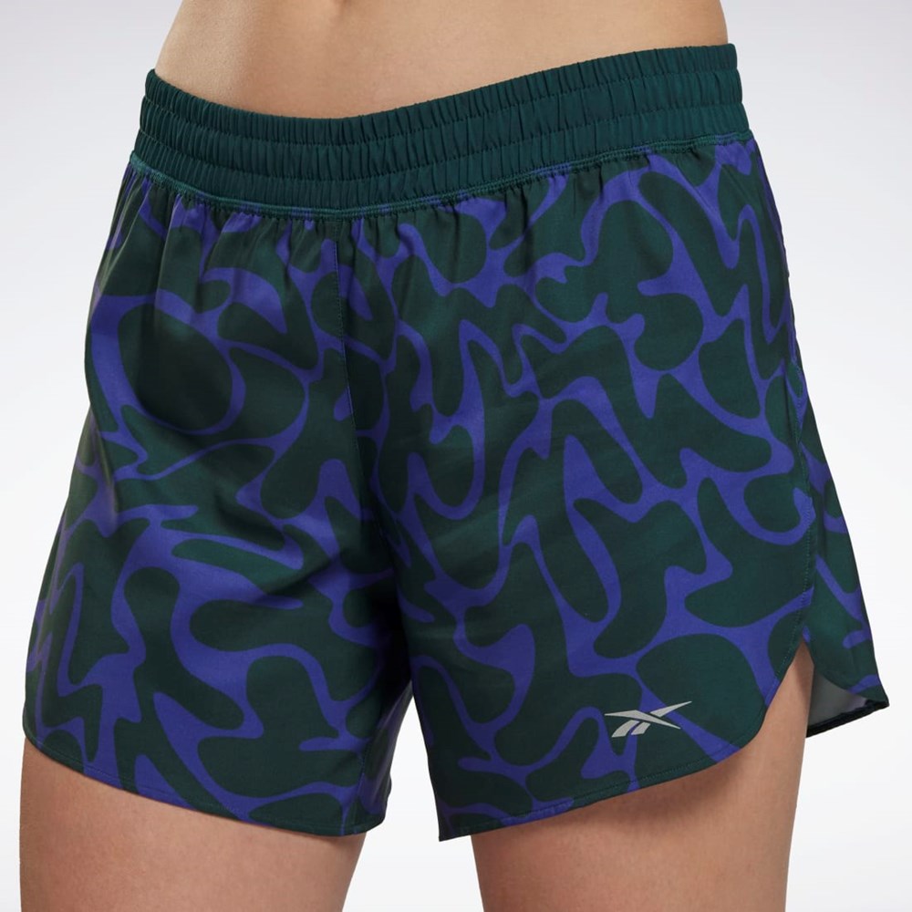 Reebok Løbe Printed Shorts Grøn | ZCY304618