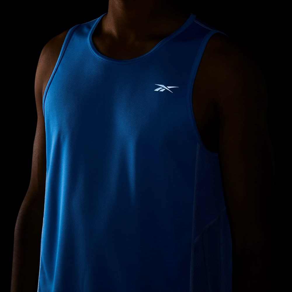 Reebok Løbe Speedwick Singlet Blå | WVT024869