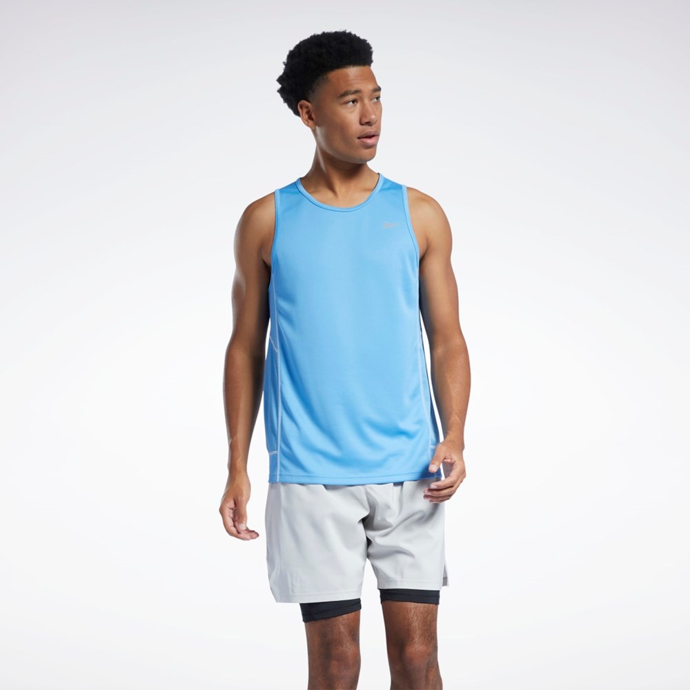 Reebok Løbe Speedwick Singlet Blå | WVT024869