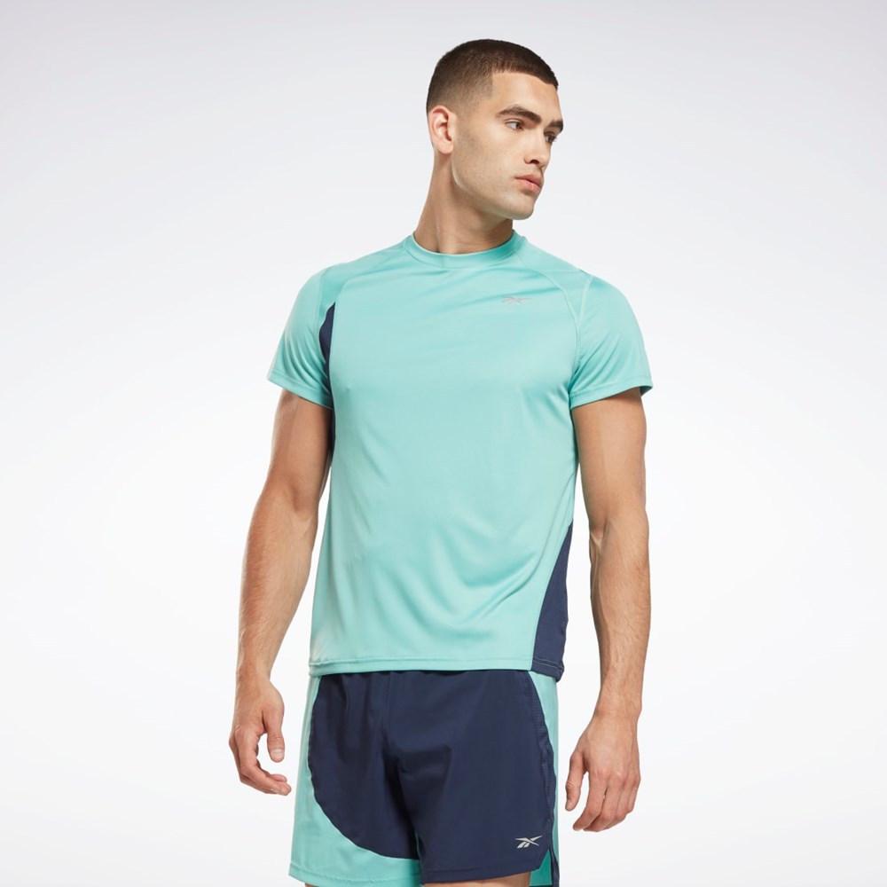 Reebok Løbe Speedwick T-Shirt Semi Classic Teal | MDI739851