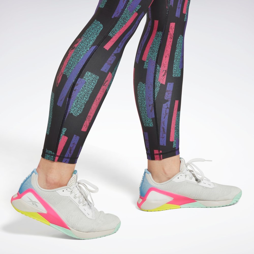 Reebok MYT Allover Print Tights Lyserød | TSD218957