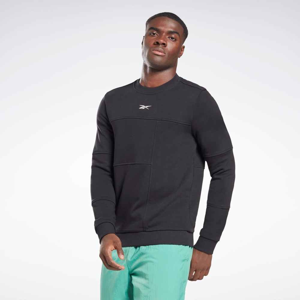 Reebok MYT Minimal Waste Crew Sweatshirt Sort | ZNT124689