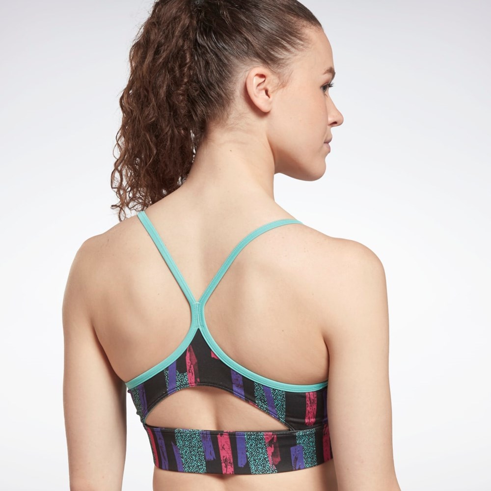 Reebok MYT Printed Bra Lyserød | ITJ720618