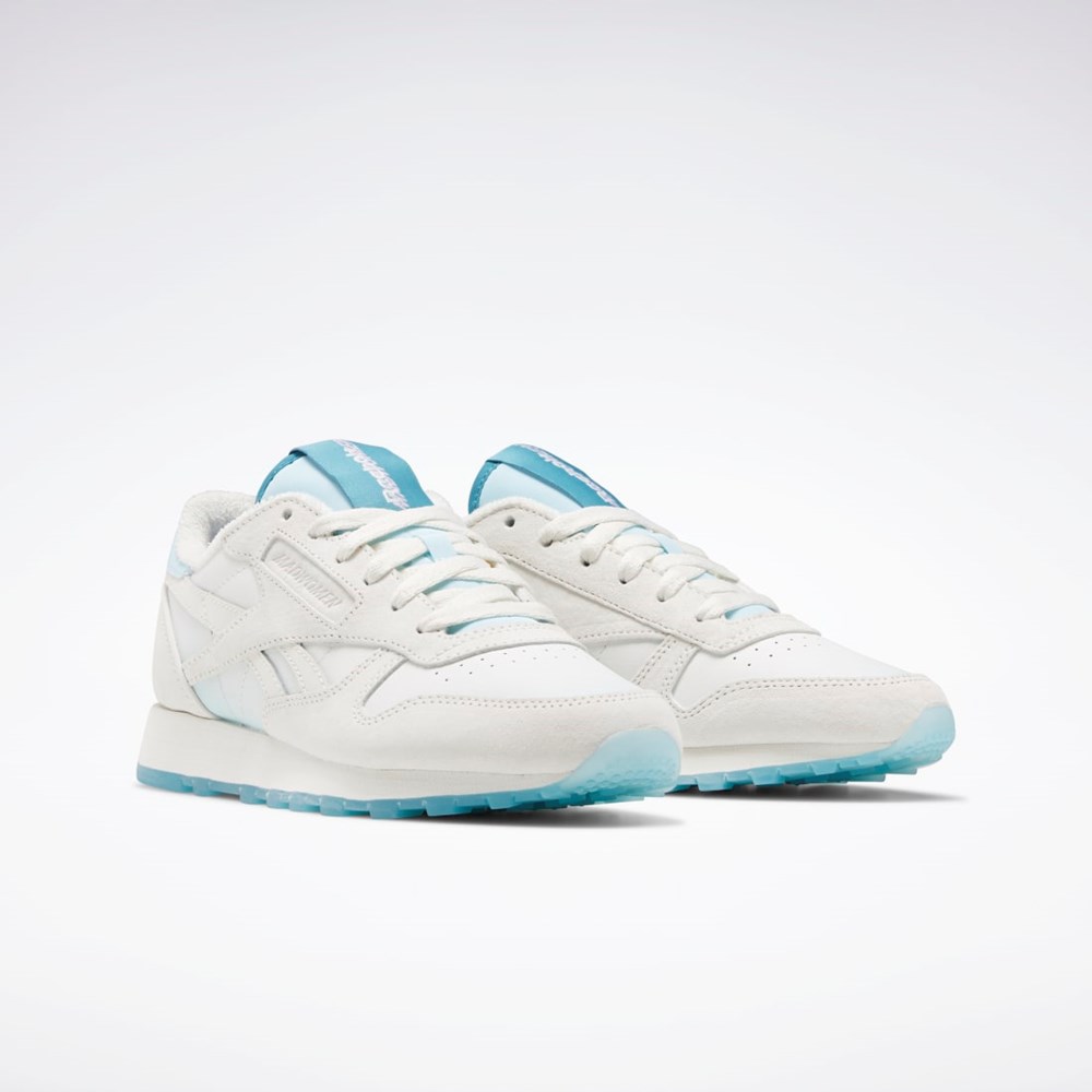 Reebok MadWomen Classic Leather Shoes Blå | IQU169387