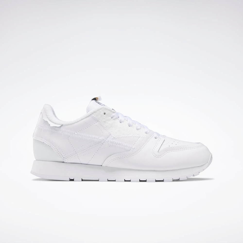 Reebok Maison Margiela CL Memory of Shoes Hvide Sort Hvide | REP215804