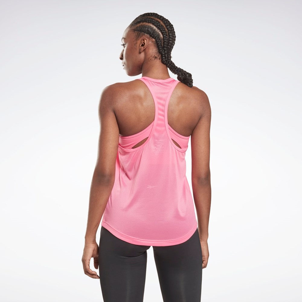 Reebok Mesh Back Tank Top Lyserød | JYK768391