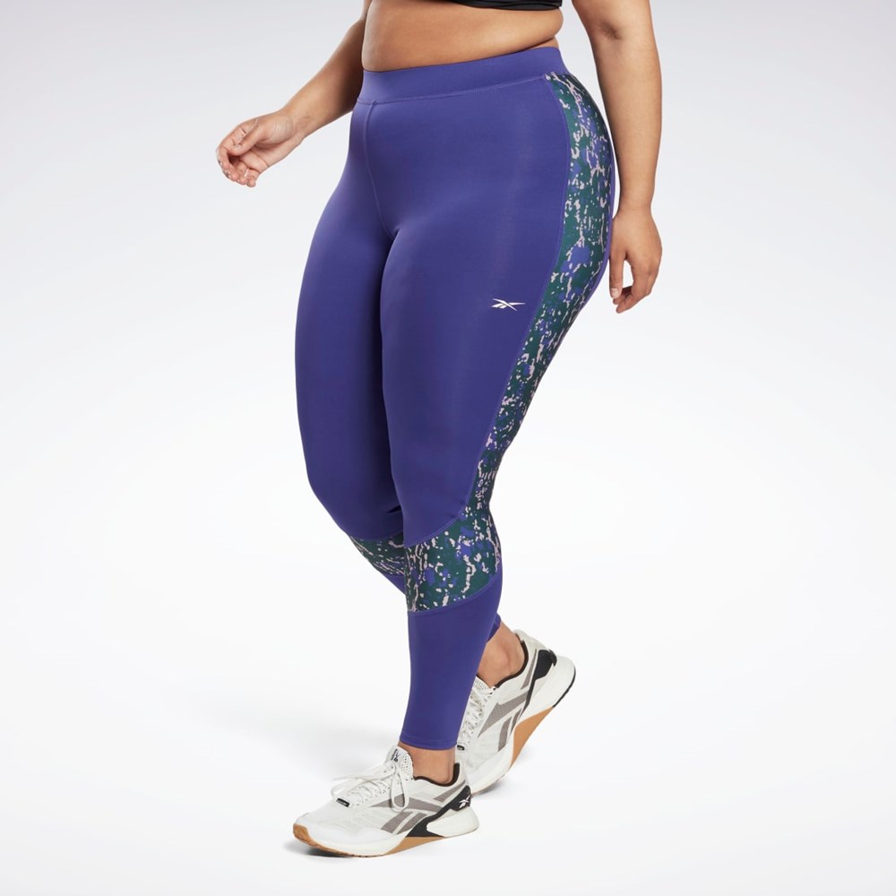 Reebok Modern Safari Leggings (Plus Size) Lilla | ZGT528643