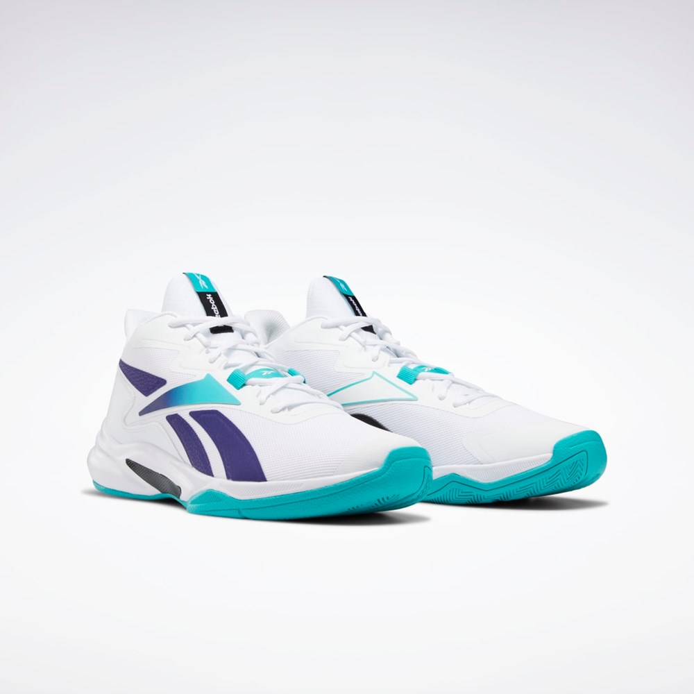 Reebok More Buckets Basketball Shoes Hvide Lilla | HYJ852739