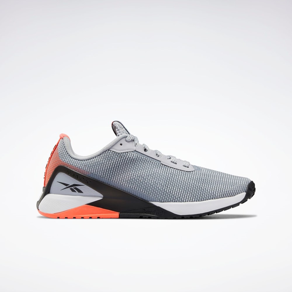 Reebok Nano X1 Grit Trænings Shoes Grå Sort Orange | TLE843651