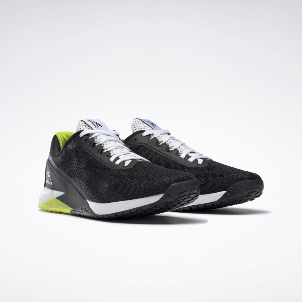 Reebok Nano X1 Trænings Shoes Les Mills® Sort Hvide Gul | AFY689407