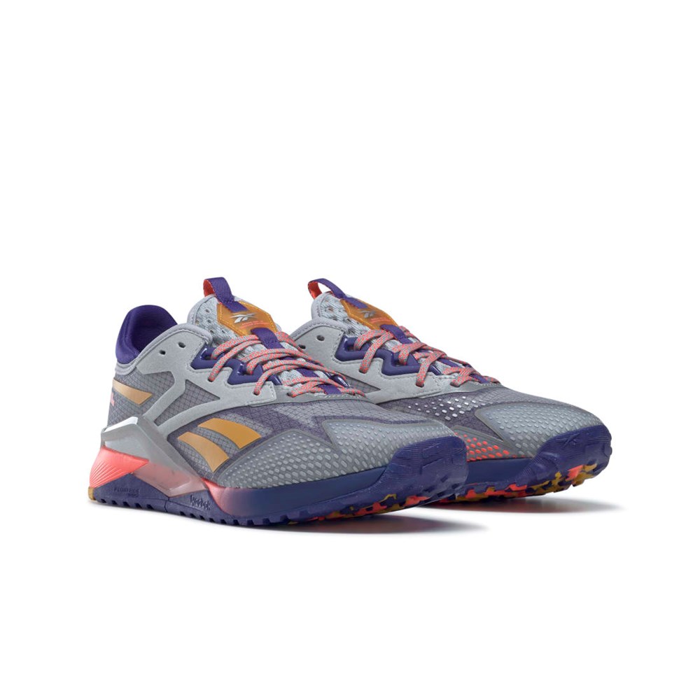 Reebok Nano X2 TR Adventure Trænings Shoes Grå Lilla Orange | AEF012468