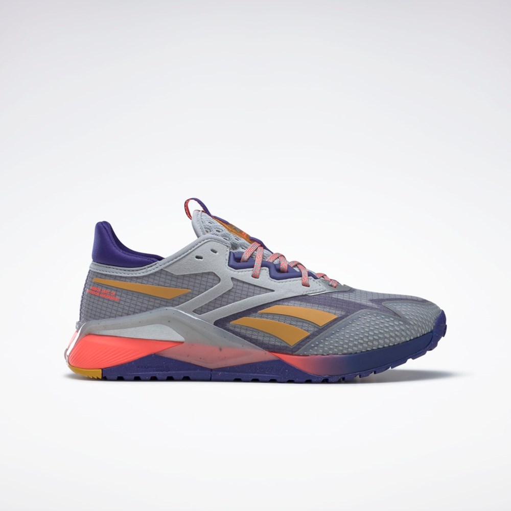 Reebok Nano X2 TR Adventure Trænings Shoes Grå Lilla Orange | AEF012468