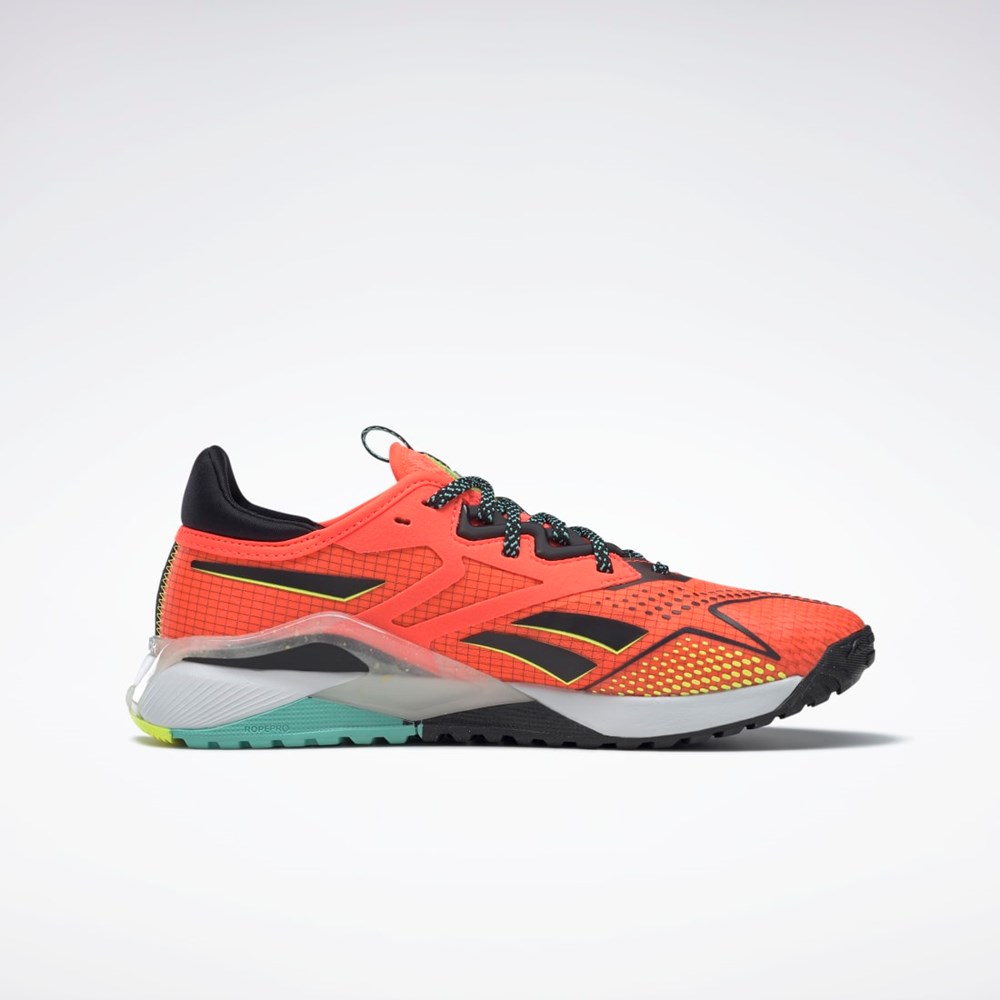 Reebok Nano X2 TR Adventure Trænings Shoes Orange Sort Gul | SWI063548