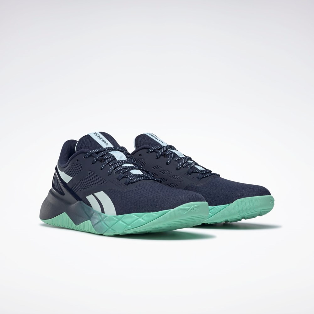 Reebok Nanoflex TR Trænings Shoes Mørkeblå Mintgrønne | CHQ914368