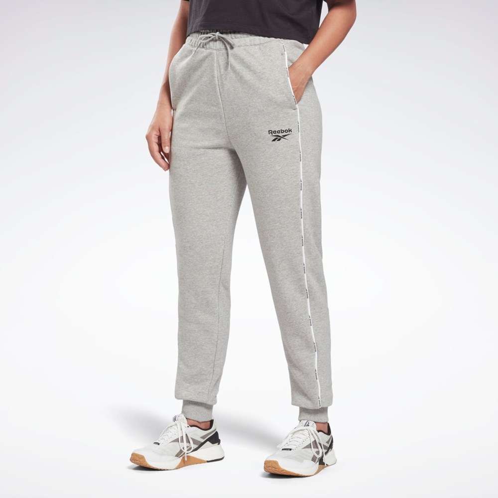 Reebok Piping Joggers Grå | YVJ157632