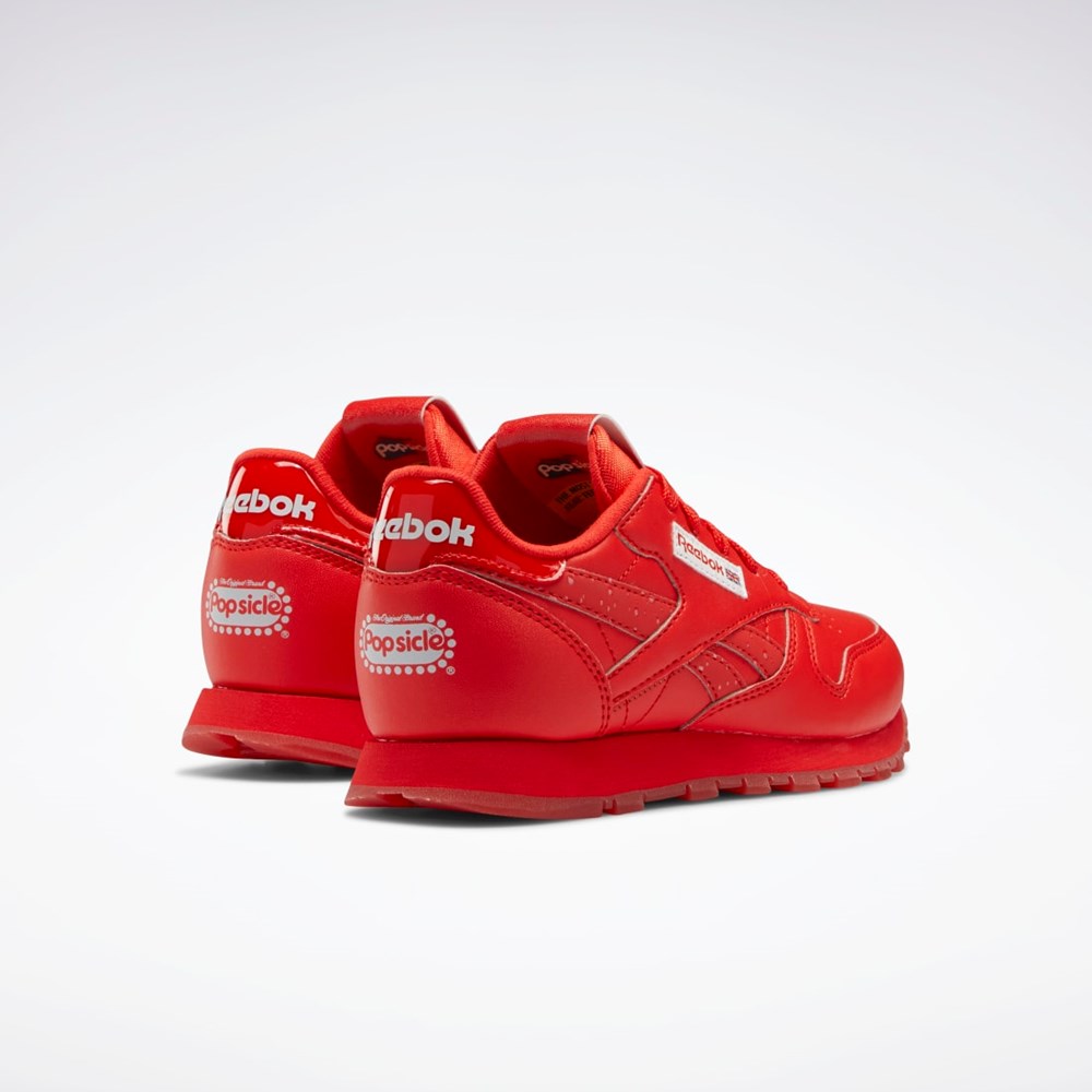 Reebok Popsicle Classic Leather Shoes - Preschool Rød Rød Rød | KLV802493