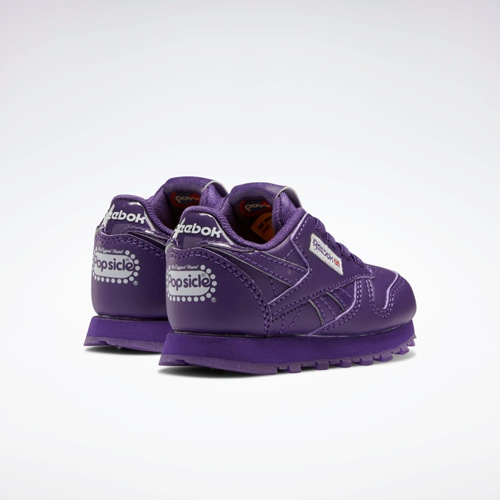 Reebok Popsicle Classic Leather Shoes - Toddler Lilla Lilla Lilla | OQA583649