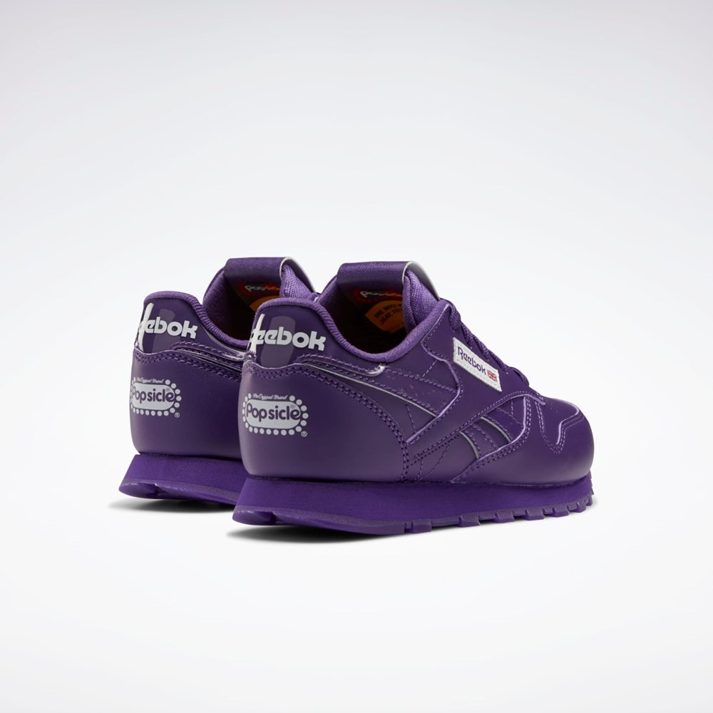 Reebok Popsicle Classic Leather Shoes - Preschool Lilla Lilla Lilla | QZH978102