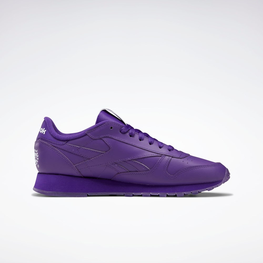 Reebok Popsicle Classic Leather Shoes Lilla Lilla Lilla | OYI561234