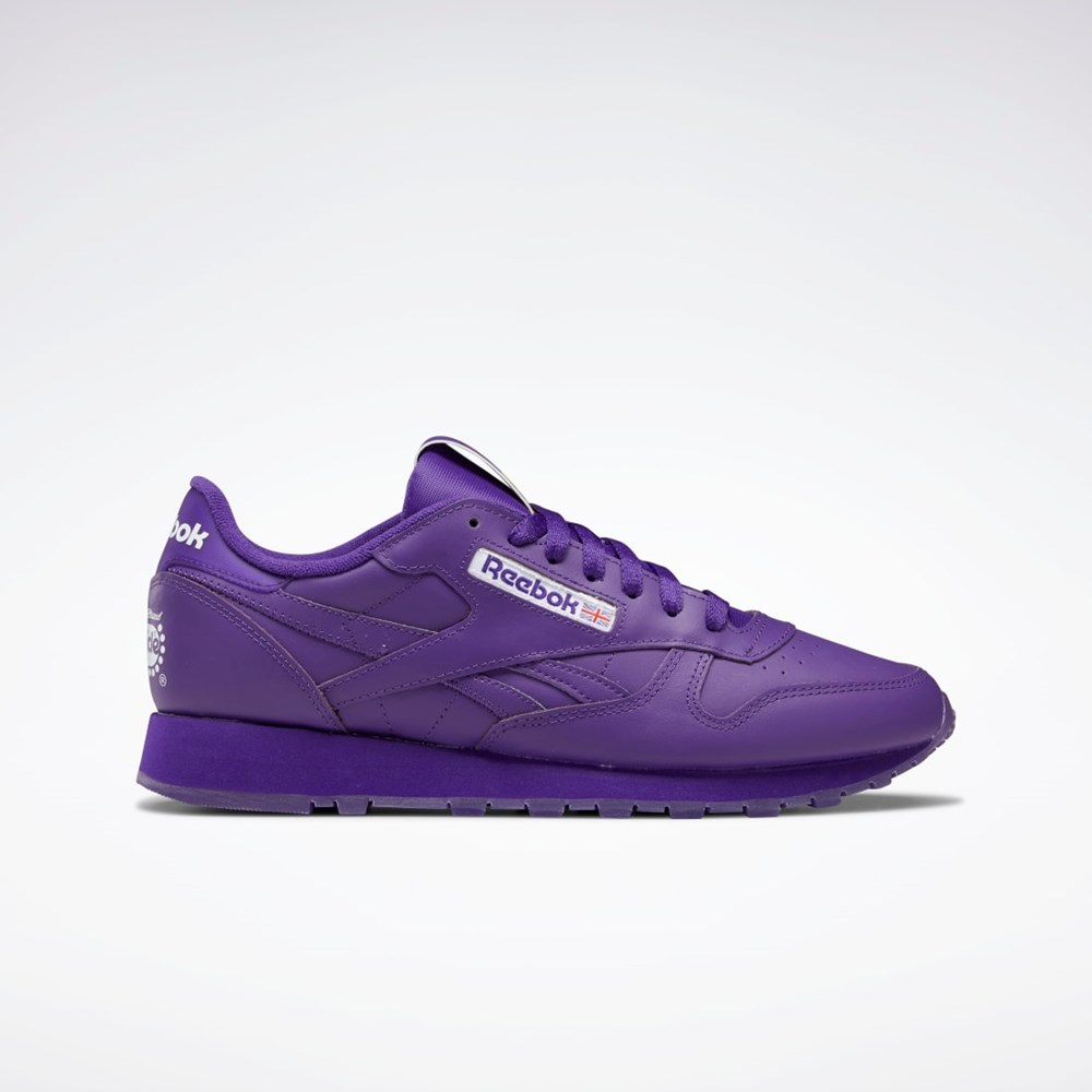 Reebok Popsicle Classic Leather Shoes Lilla Lilla Lilla | OYI561234