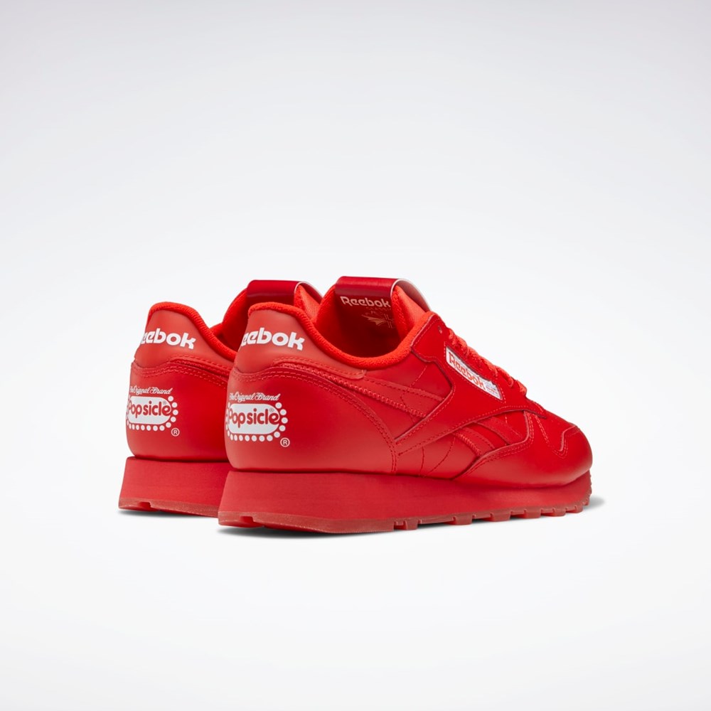 Reebok Popsicle Classic Leather Shoes Rød Rød Rød | GAY198630