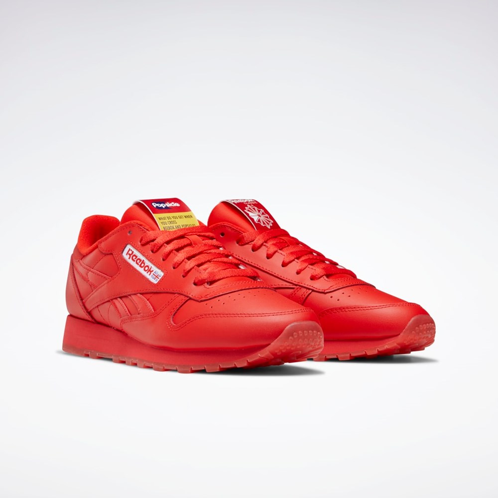 Reebok Popsicle Classic Leather Shoes Rød Rød Rød | OAV902648