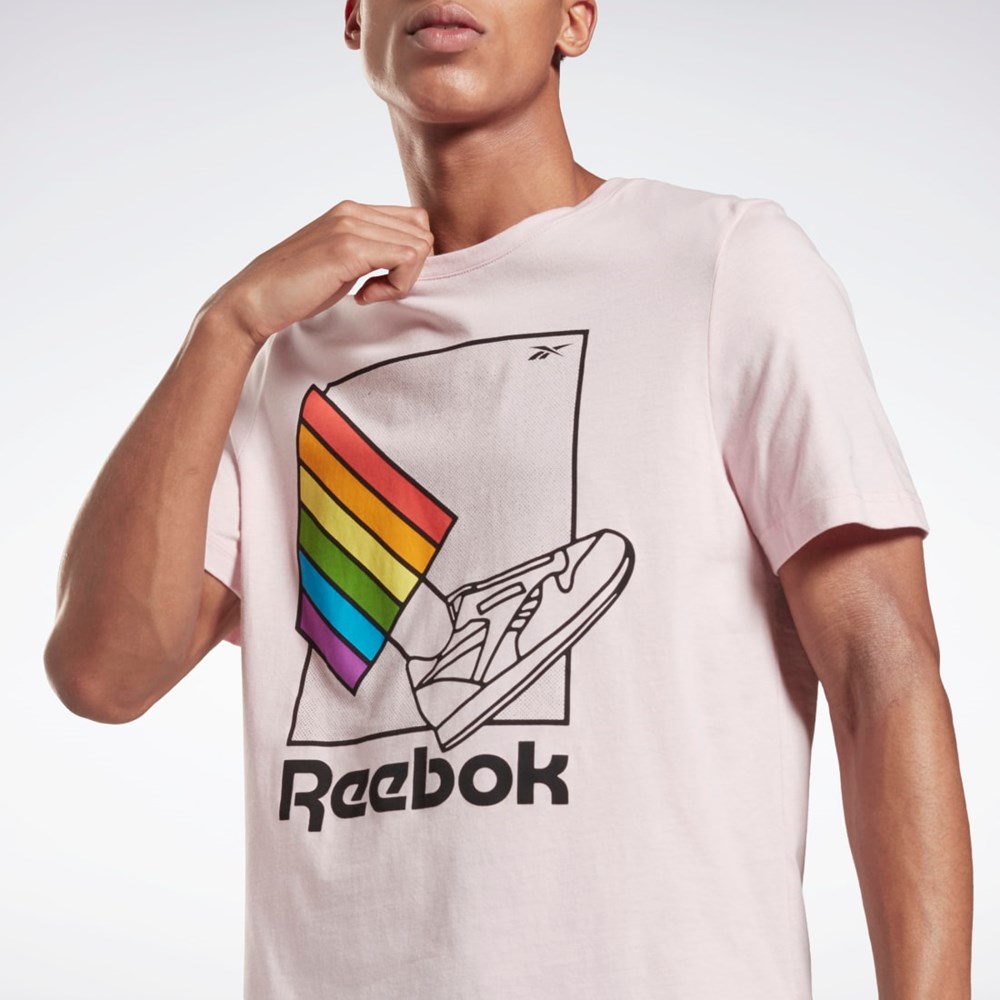 Reebok Pride Grafisk T-Shirt Frost Berry | JWC603578