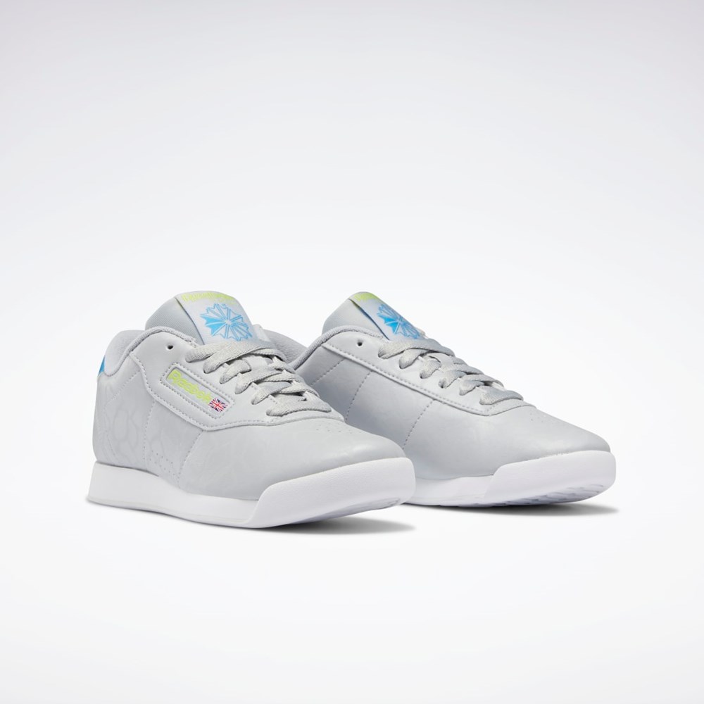 Reebok Princess Shoes Hvide Grå Blå | YQF601598