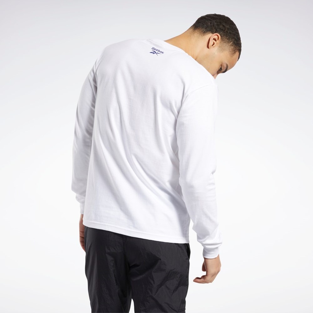 Reebok QT Iverson The Crossover Long Sleeve Crew T-Shirt Multi | MJC845013