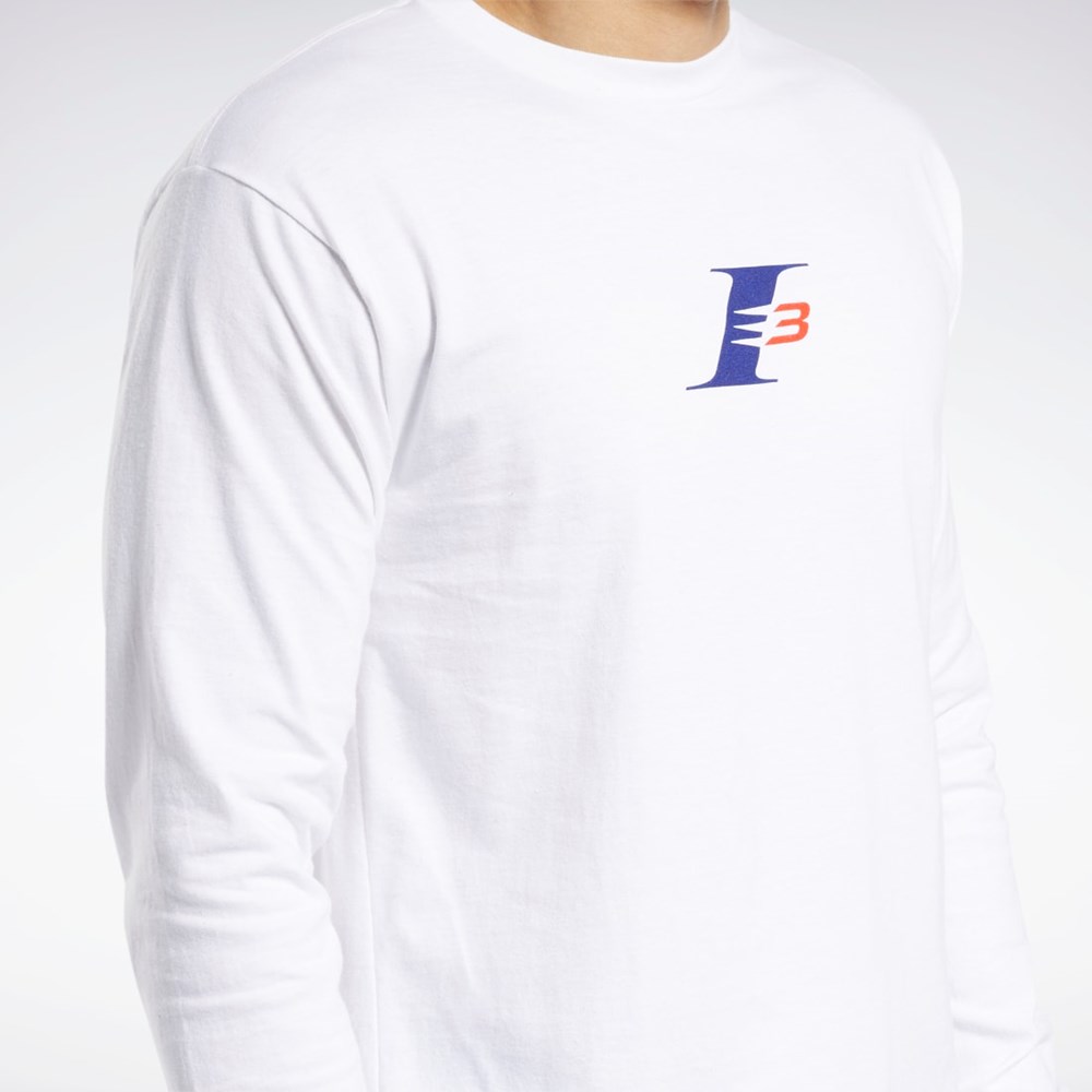 Reebok QT Iverson The Crossover Long Sleeve Crew T-Shirt Multi | MJC845013