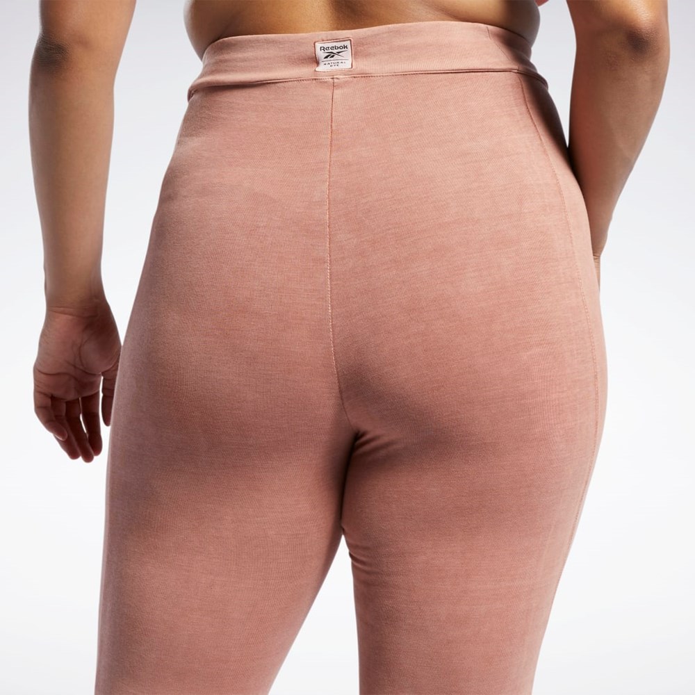 Reebok Reebok Classics Natural Dye Leggings (Plus Size) Koral | WJY650987