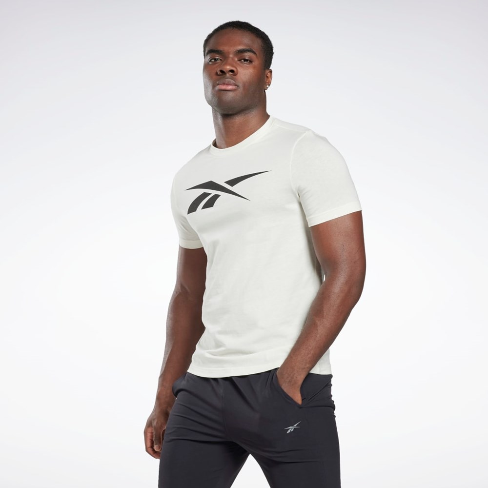 Reebok Reebok Grafisk Series Vector T-Shirt Hvide | MSU930165