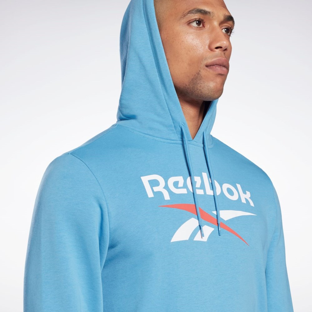 Reebok Reebok Identity Big Logo Hoodie Blå | XEI607432