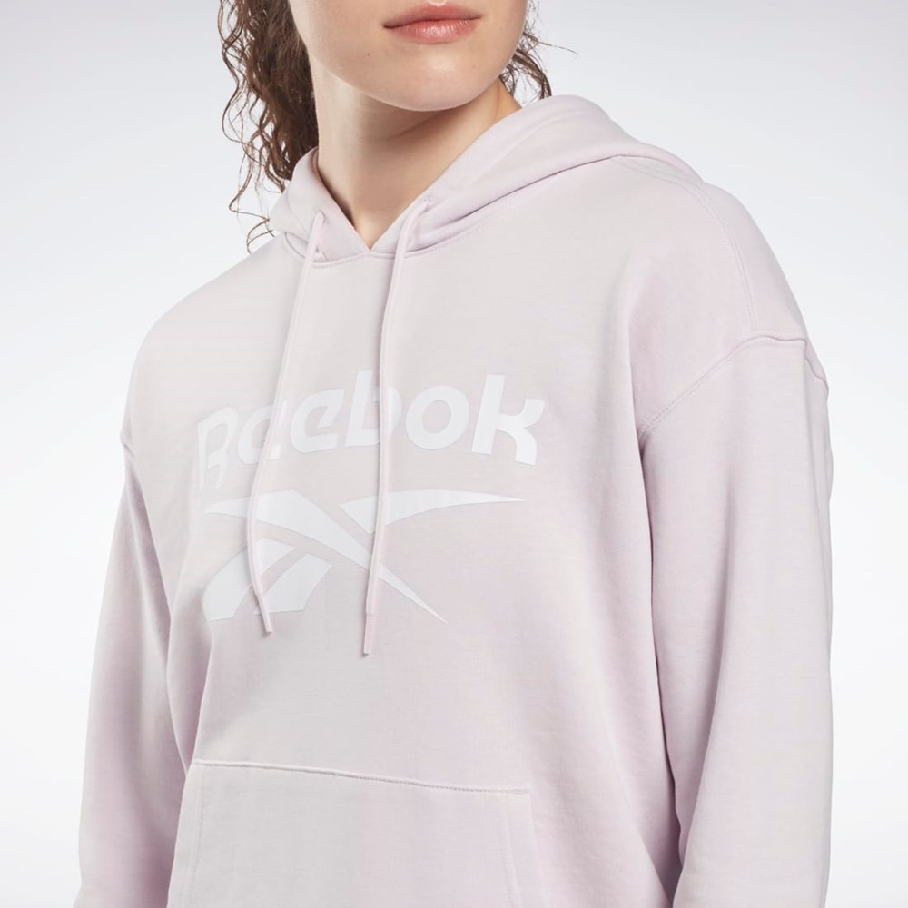 Reebok Reebok Identity Logo French Terry Hoodie Quartz Glow | EOX635170