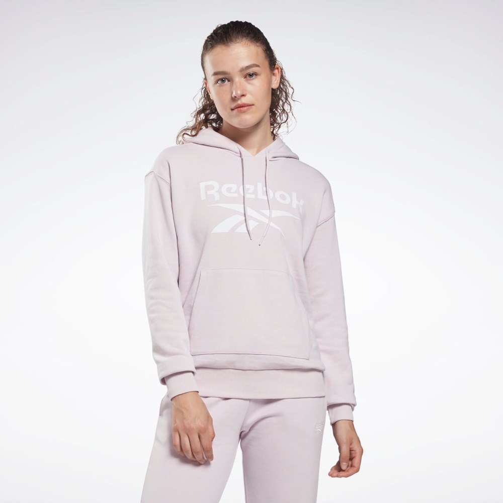 Reebok Reebok Identity Logo French Terry Hoodie Quartz Glow | EOX635170