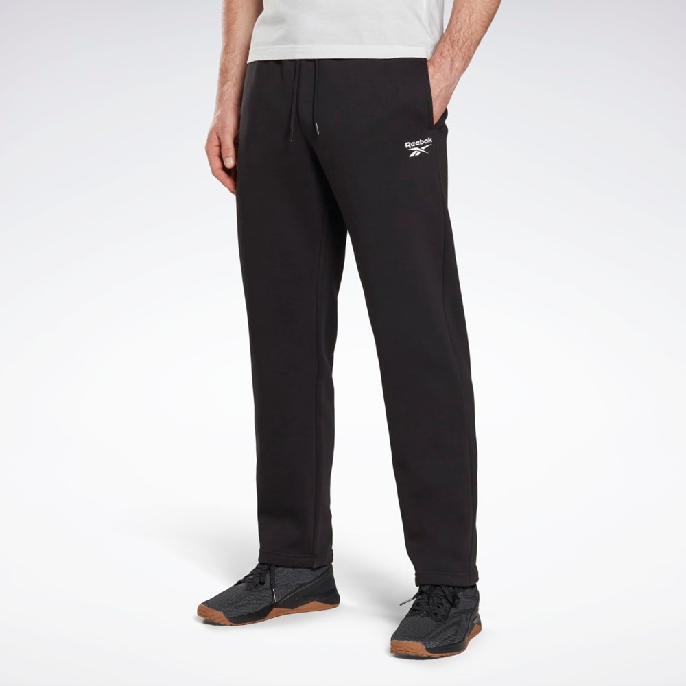 Reebok Reebok Identity Open Hem Pants Sort | RBI635291