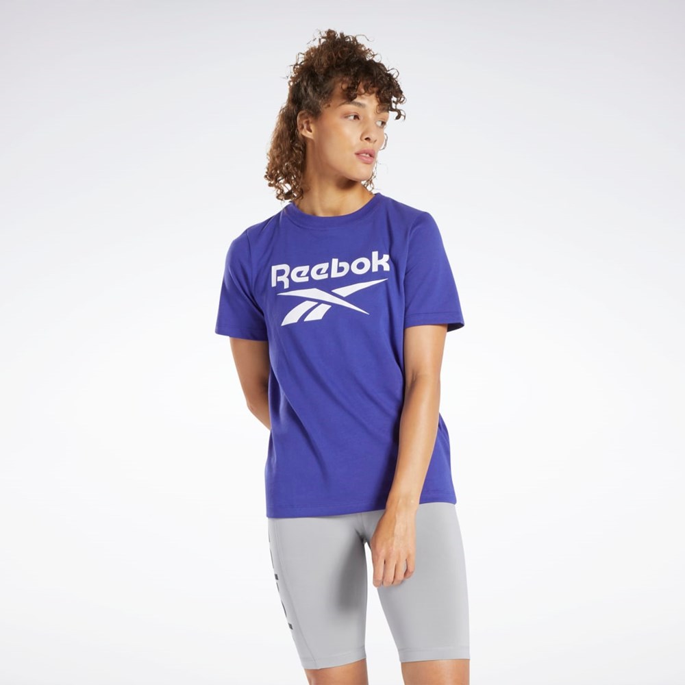 Reebok Reebok Identity T-Shirt Lilla | REN964203