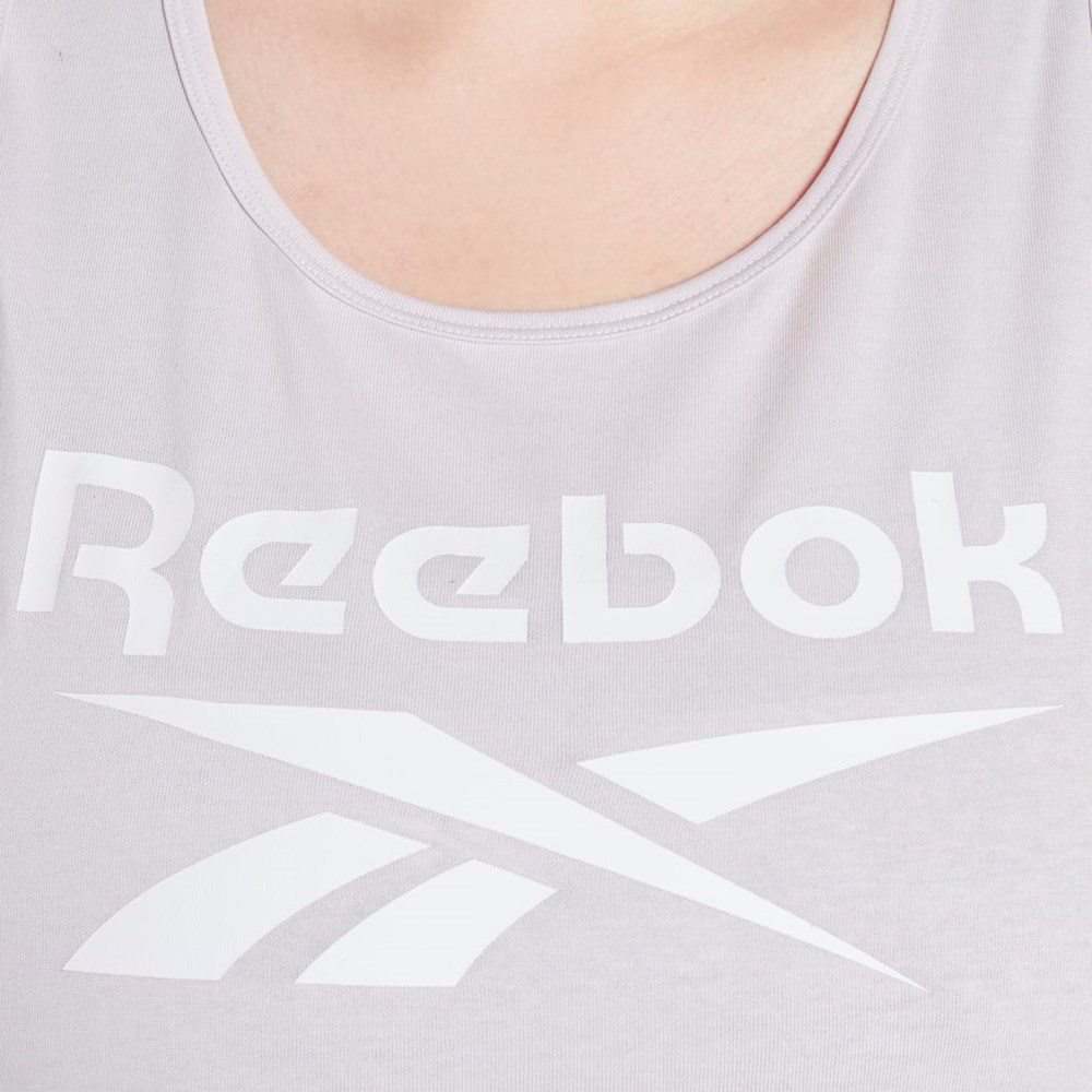 Reebok Reebok Identity Tank Top (Plus Size) Quartz Glow | ION932450