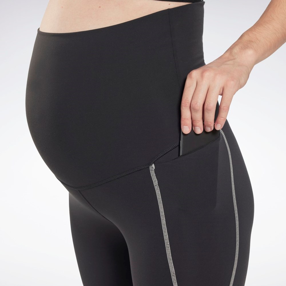 Reebok Reebok Lux 2.0 Maternity Leggings Sort | ITY543702