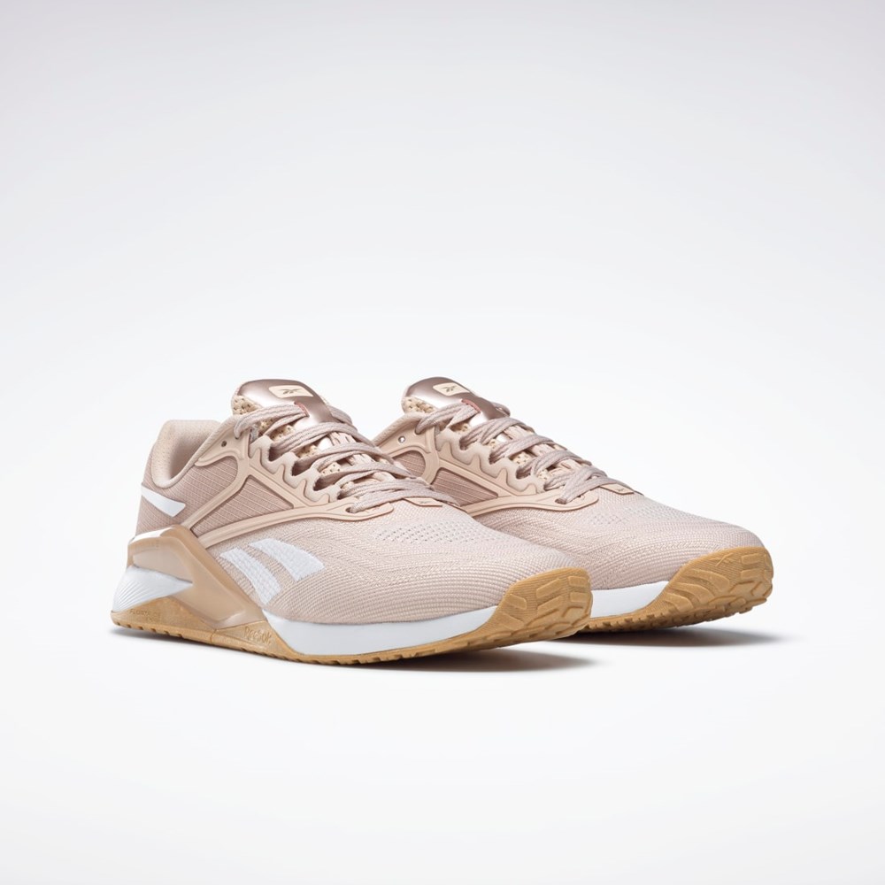 Reebok Reebok Nano X2 Trænings Shoes Hvide Lyserød Guld | NVH034159