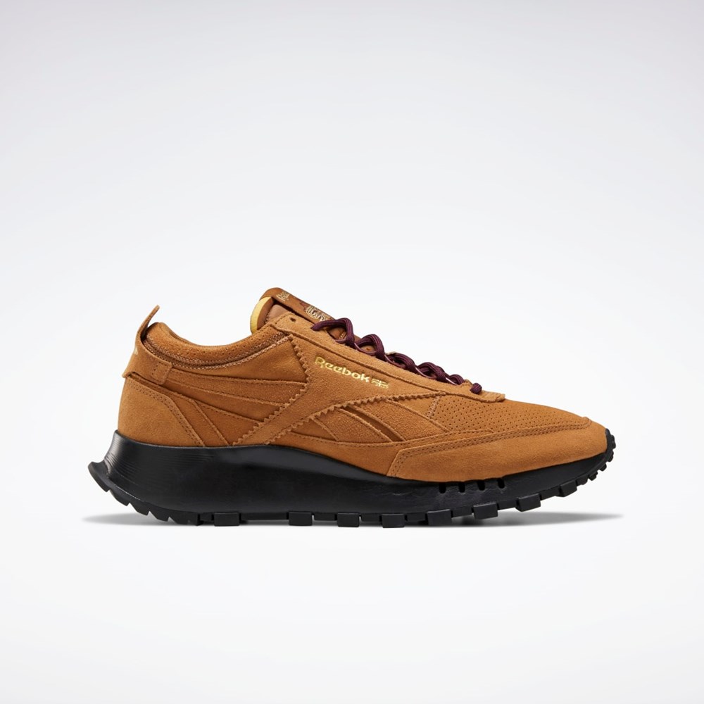 Reebok SNS Classic Leather Legacy Shoes Brune Bordeaux Guld | IDW758610