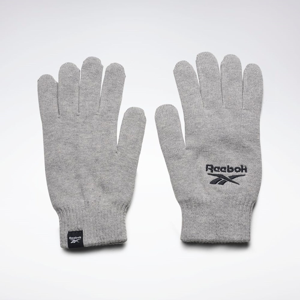 Reebok Sports Essentials Logo Gloves Grå | IPA870465